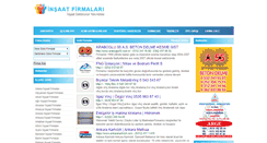 Desktop Screenshot of insaatfirmalari.com