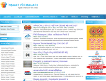 Tablet Screenshot of insaatfirmalari.com